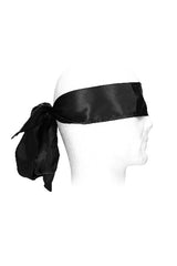 Ouch by Shots Toys - Black & White - Silky Bondage Ribbon - Black BDSM - Tophatter Daily Deals