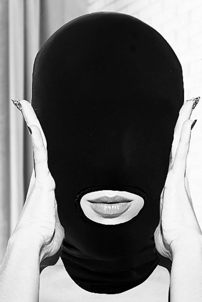 Ouch by Shots Toys - Black & White - Submission Mask - Black BDSM - Tophatter Daily Deals
