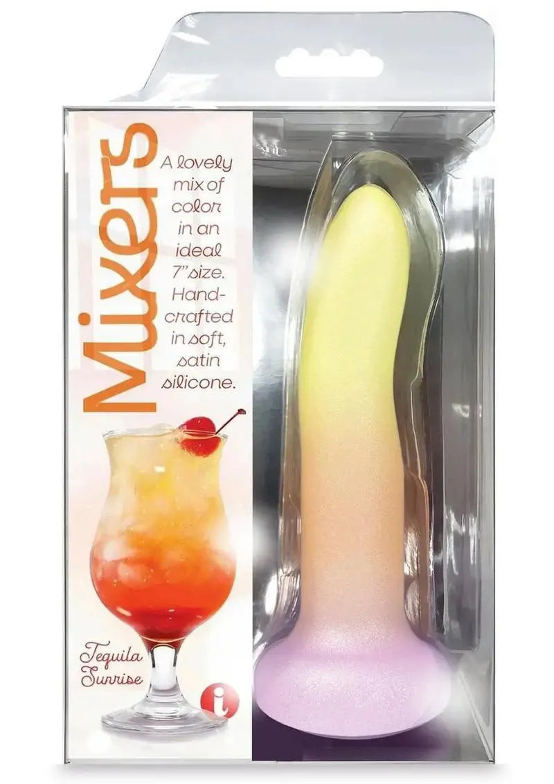 Mixers Tequila Sunrise (Yellow Orange Pink) – 8 Inch Silicone Dildo > Dildos > Neutral Dildos - Tophatter Daily Deals