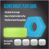 Performance Plus Flash Glow in the Dark – Premium 2-Ring Set Cock Ring > Cock Ring > Sets - Tophatter Daily Deals