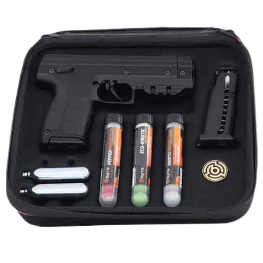 Byrna® LE Law Enforcement Self-Defense Kinetic and Chemical Launcher Kit Pepper Spray - Tophatter Daily Deals