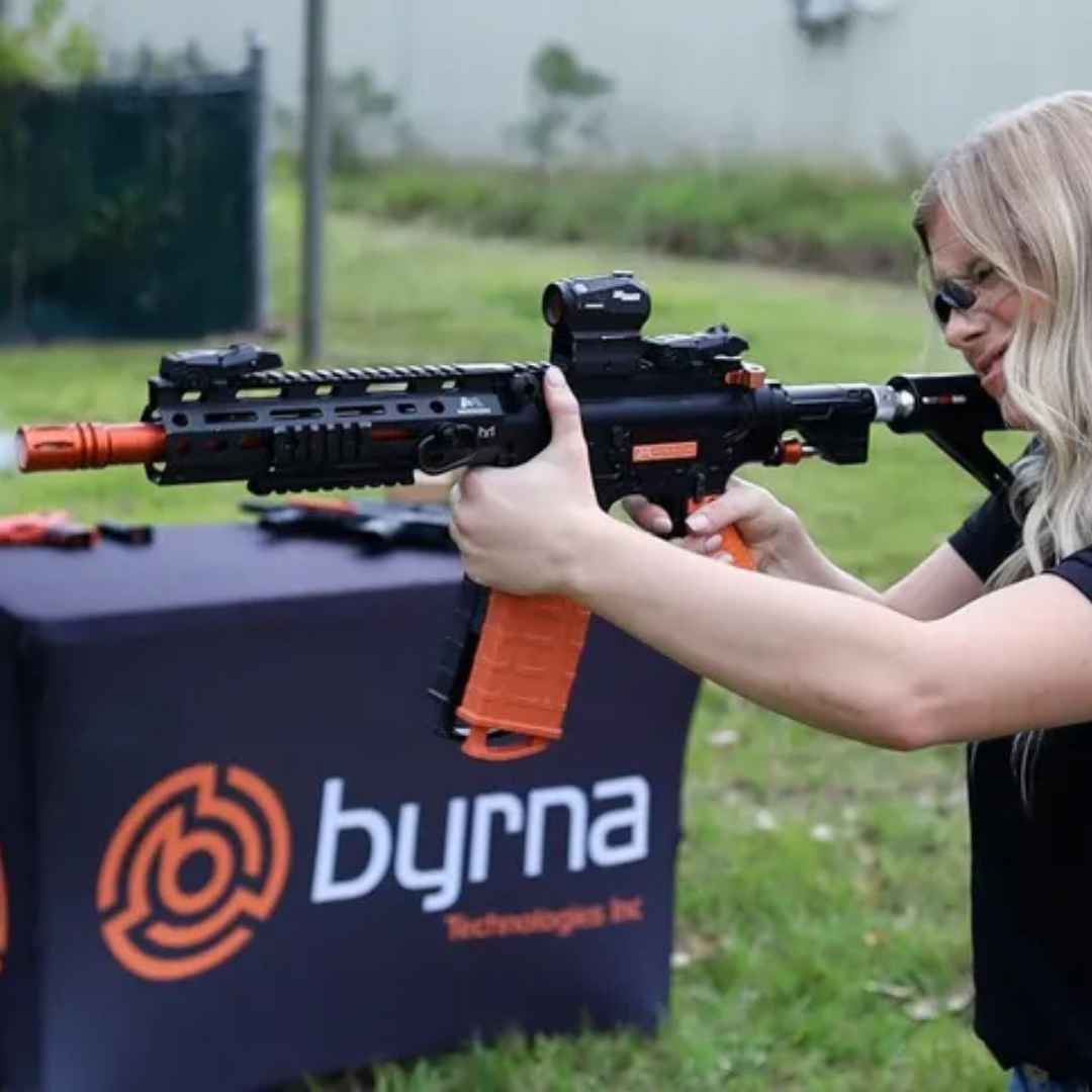 Byrna® Mission 4 High-Capacity Kinetic Projectile Launcher Pepper Spray - Tophatter Daily Deals