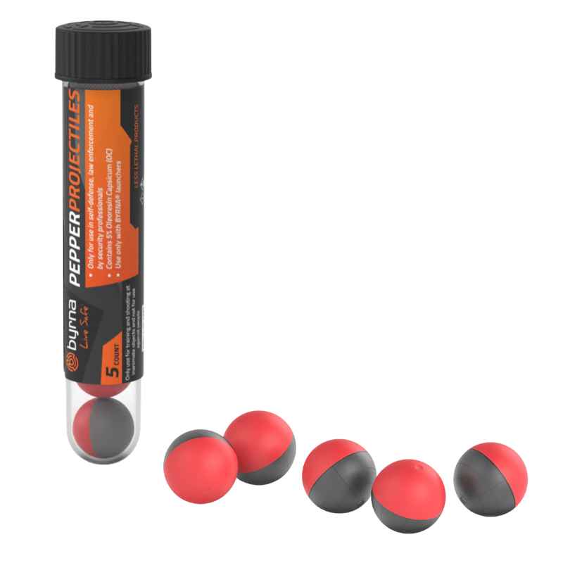 Byrna® Pepper Projectiles 5 ROUNDS Pepper Spray - Tophatter Daily Deals