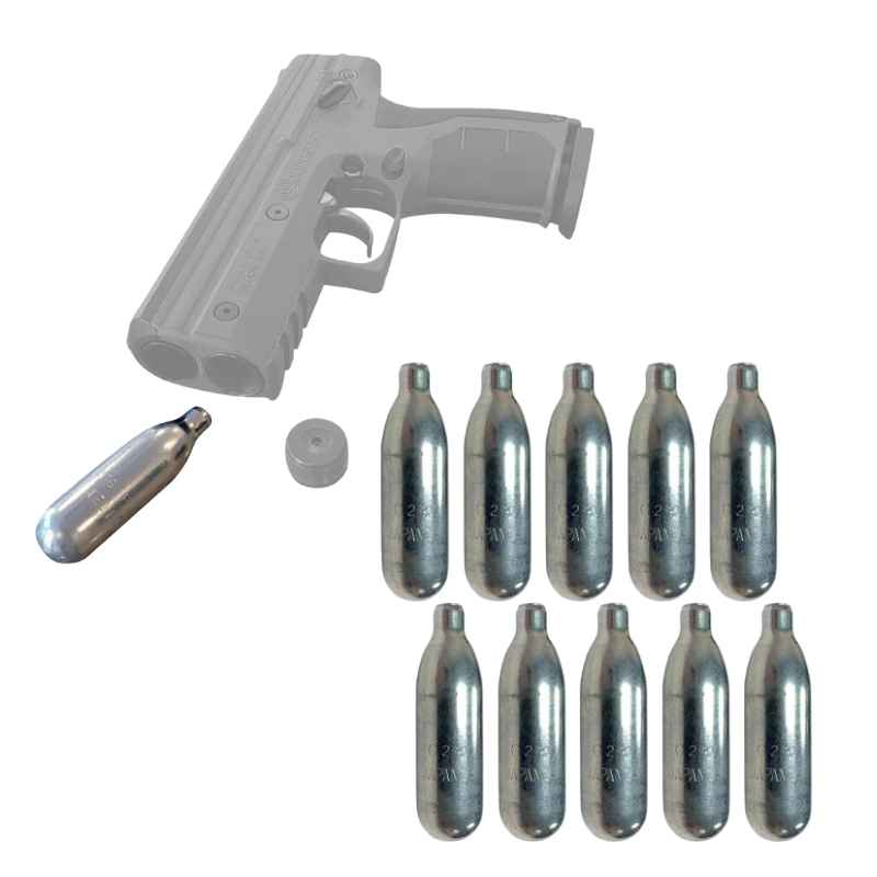 Byrna® 8g CO2 Cartridges and Oil Charge (10-Pack) Pepper Spray - Tophatter Daily Deals