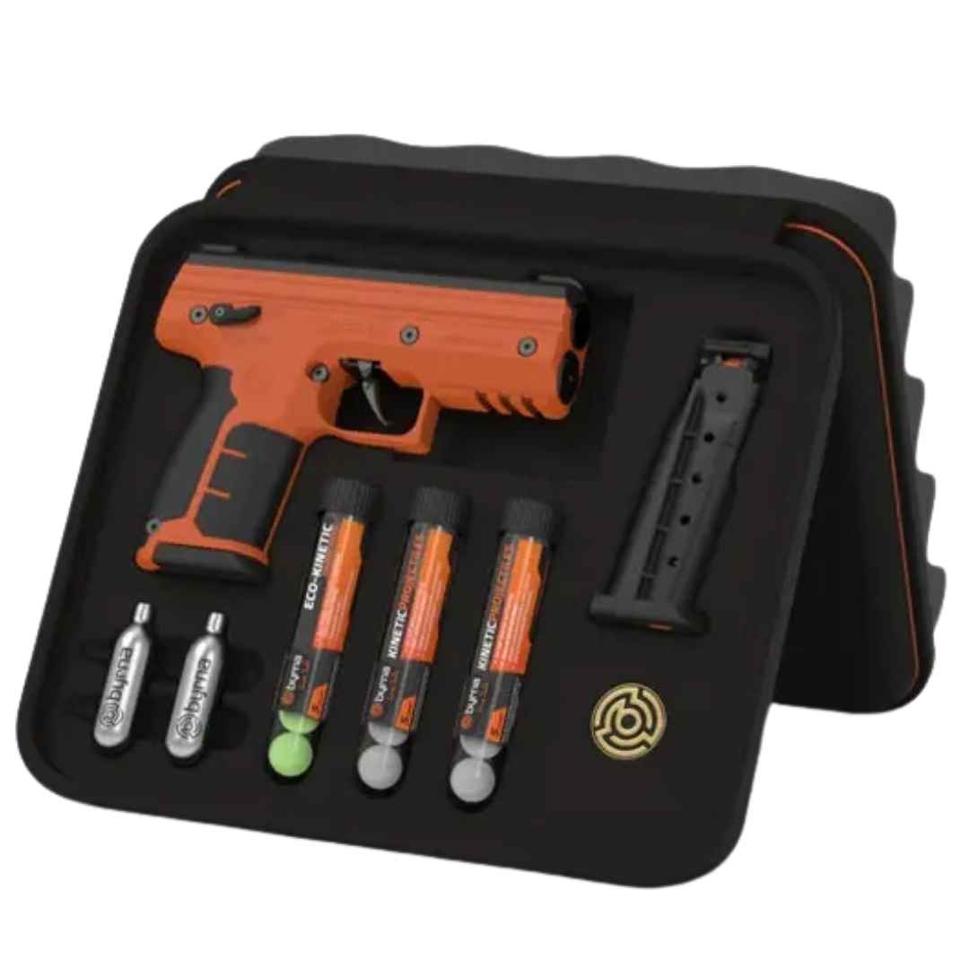 Byrna® SD Self-Defense Kinetic and Chemical Launcher Kit Pepper Spray - Tophatter Daily Deals