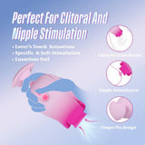 Aria Tulip Trance Wireless Clitoral and Nipple Massager Pink > Sex Toys For Ladies > Rose Stimulators - Tophatter Daily Deals