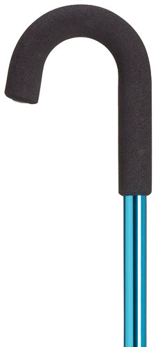 Ergonomic Blue Adjustable Walking Cane with Non-Slip Grip Handle - Tophatter Daily Deals