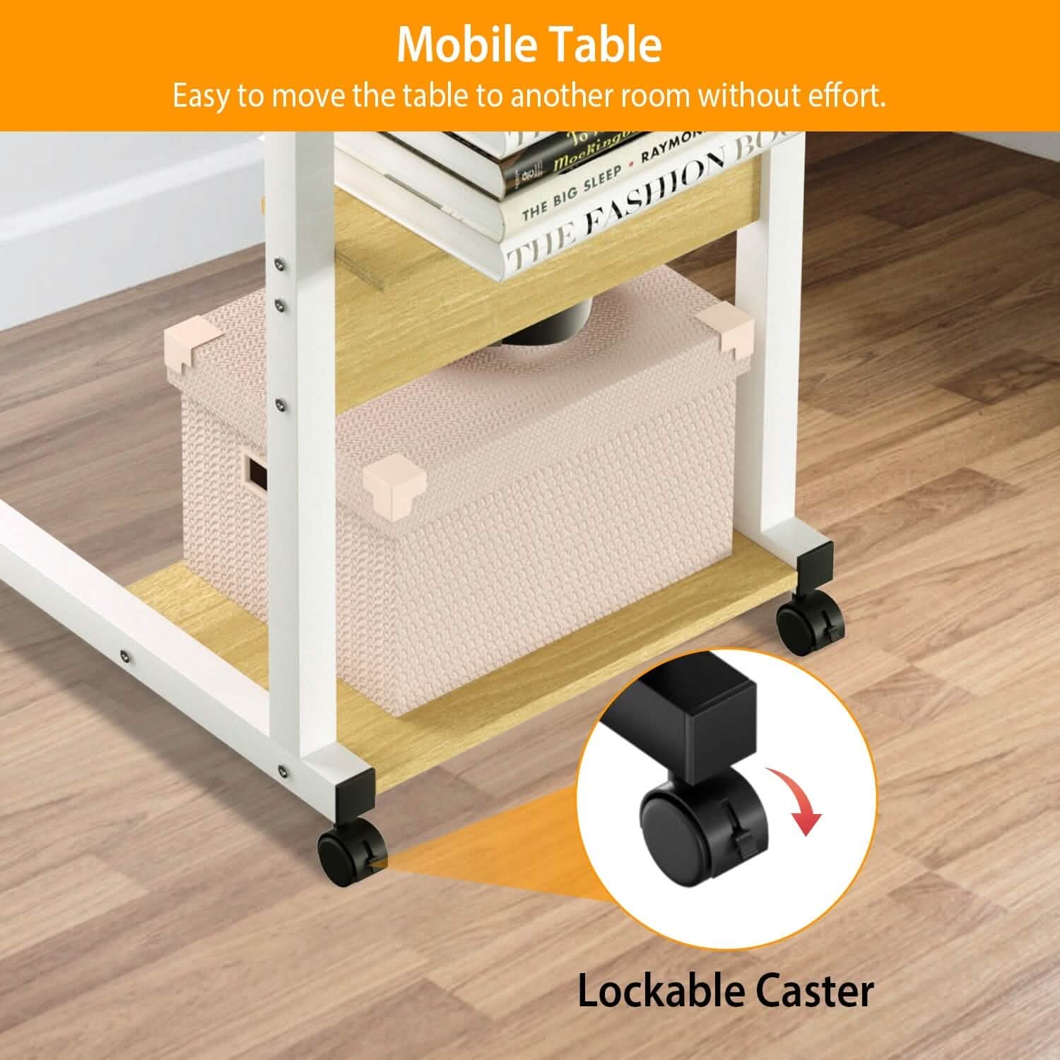 C Side Laptop Small Slim Snack Side Table Furniture & Decor - Tophatter Daily Deals
