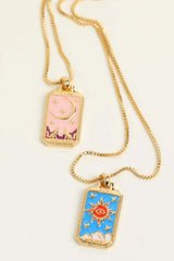 Tarot Card Pendant Copper Necklace Necklaces - Tophatter Daily Deals