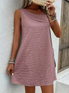 Asymmetrical Neck Sleeveless Dress Casual Dresses - Tophatter Daily Deals