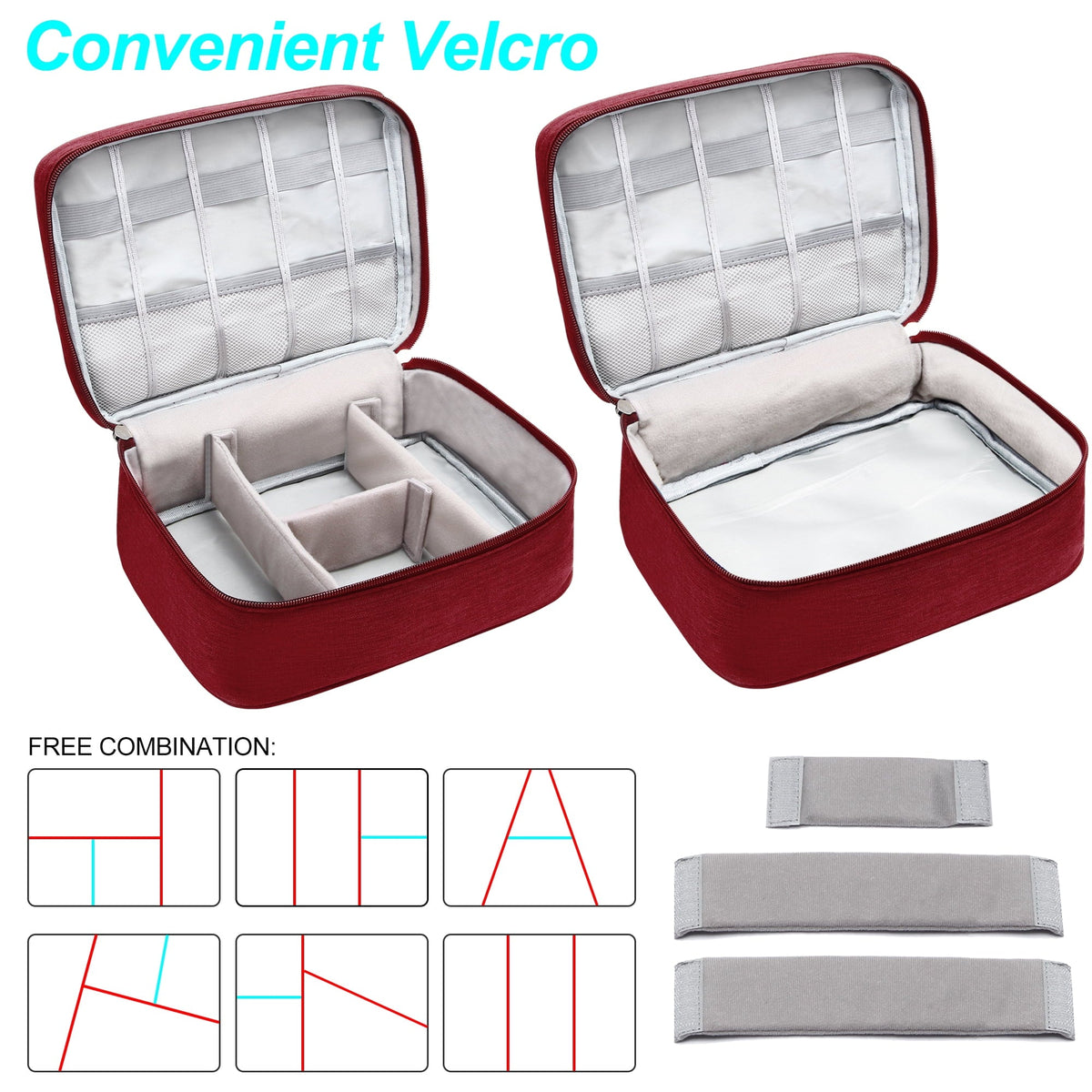Travel Electronics and Cable Organizer Case Travel Organizer - Tophatter Daily Deals