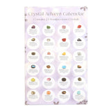Crystal Advent Calendar with 24 Gemstones | Countdown to Christmas for Wellbeing Advent Calendar - Tophatter Daily Deals