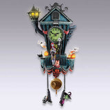 Staring Clock Resin Pendant Ornament Gothic Halloween 3D Changing Face Moving Picture Frame - Tophatter Daily Deals