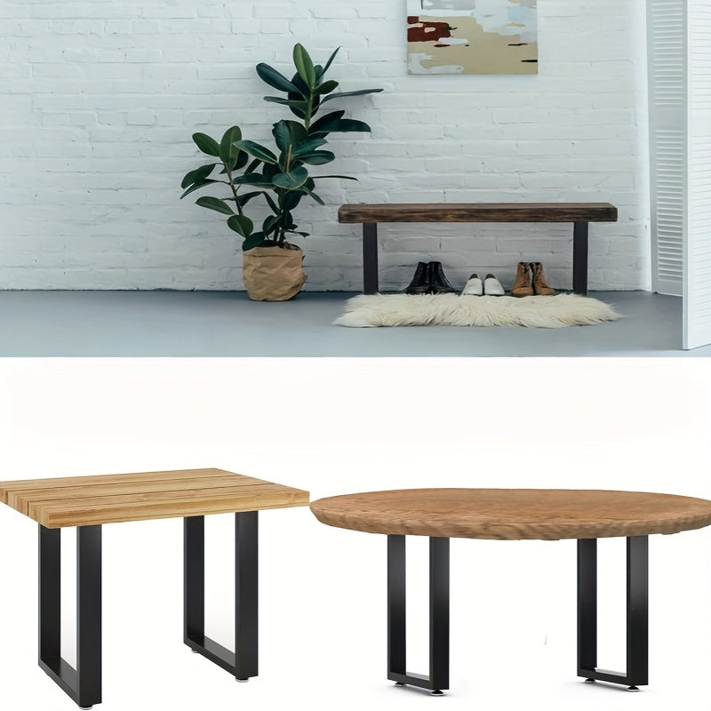 2-Pack Metal Table Legs - Tophatter Daily Deals