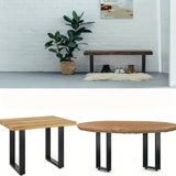 2-Pack Metal Table Legs - Tophatter Daily Deals