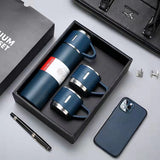 Business Gift Set Company Gift Event Stainless Steel Vacuum Flask Suit blue 500ML 0 - Tophatter Daily Deals