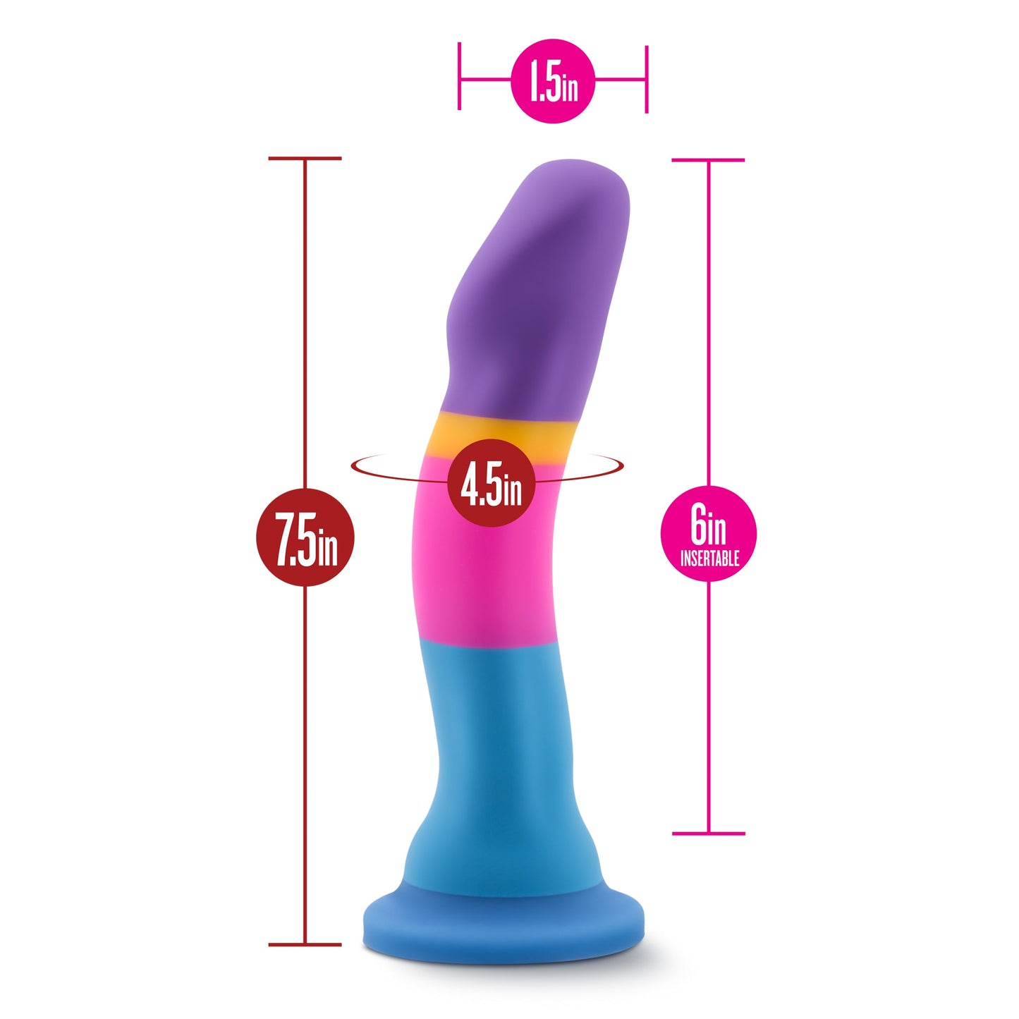 Avant D1 Hot n Cool Silicone 7.5 Inch Dildo > Dildos > Neutral Dildos - Tophatter Daily Deals