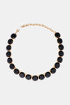 Zinc Alloy Resin Necklace Black One Size Necklaces - Tophatter Daily Deals