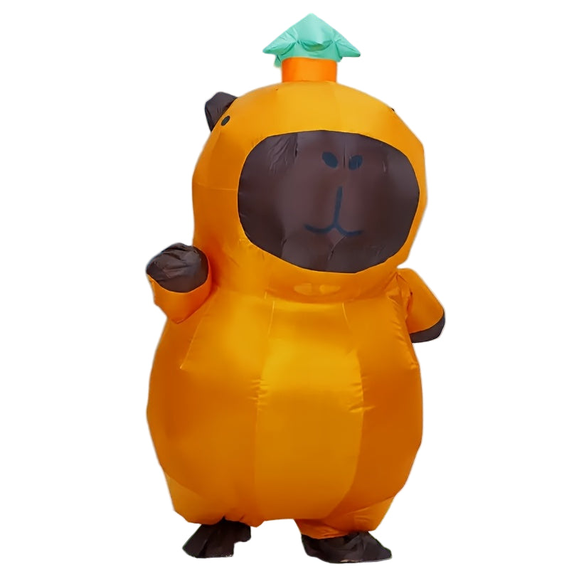 Orange Bear Costume with Green Hat Halloween - Tophatter Daily Deals