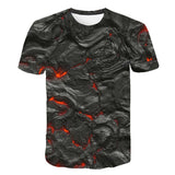 3D Digital Printing Burning Flame 3DT Shirt B 0 - Tophatter Daily Deals