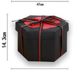 Hexagon Multi-Layer DIY Surprise Photo Album Box - Tophatter Daily Deals