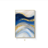 Abstract Canvas Painting Contemporary Art Poster Modern Home Living Room Decor 3color 0 - Tophatter Daily Deals