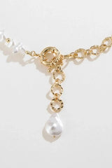 Freshwater Pearl Copper Necklace Necklaces - Tophatter Daily Deals