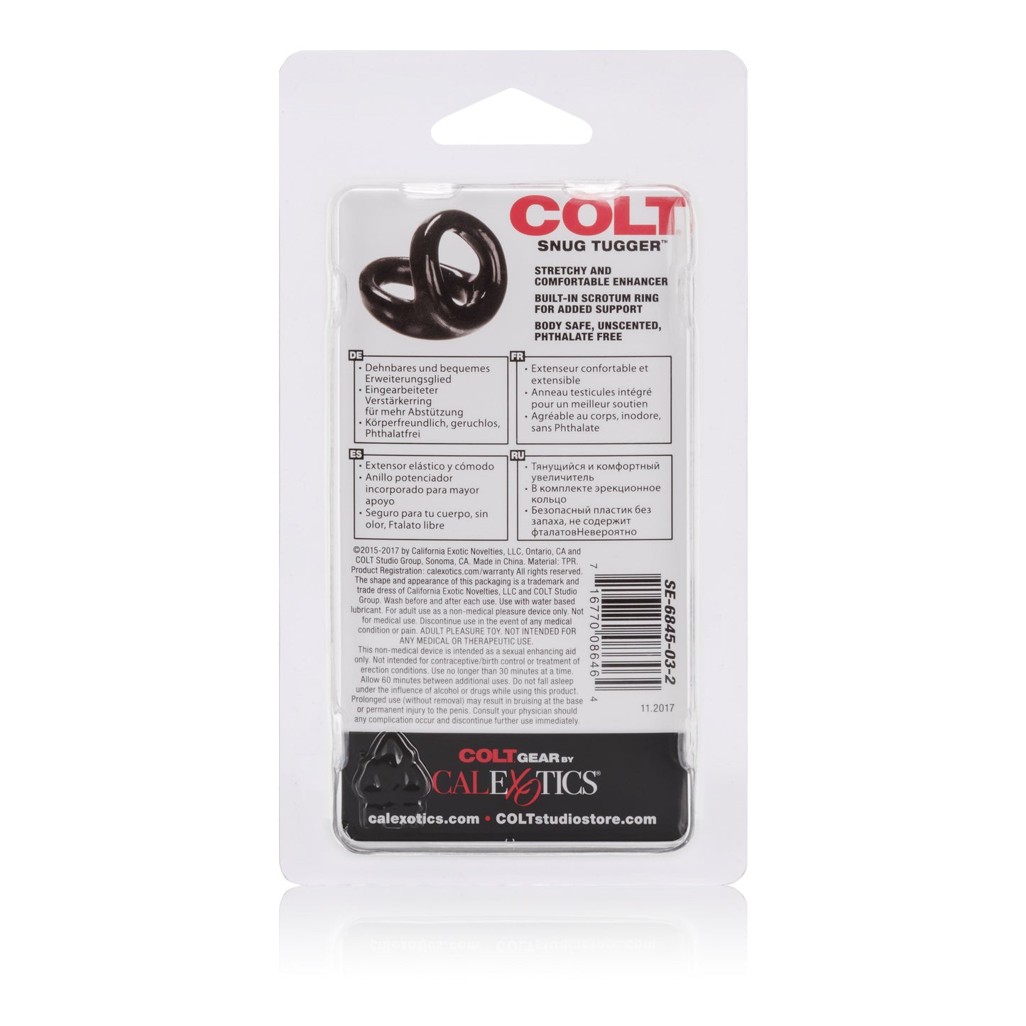 Colt Snug Tugger – Stretchy Double Cock Ring with Scrotum Support > Cock Ring > Sling - Tophatter Daily Deals