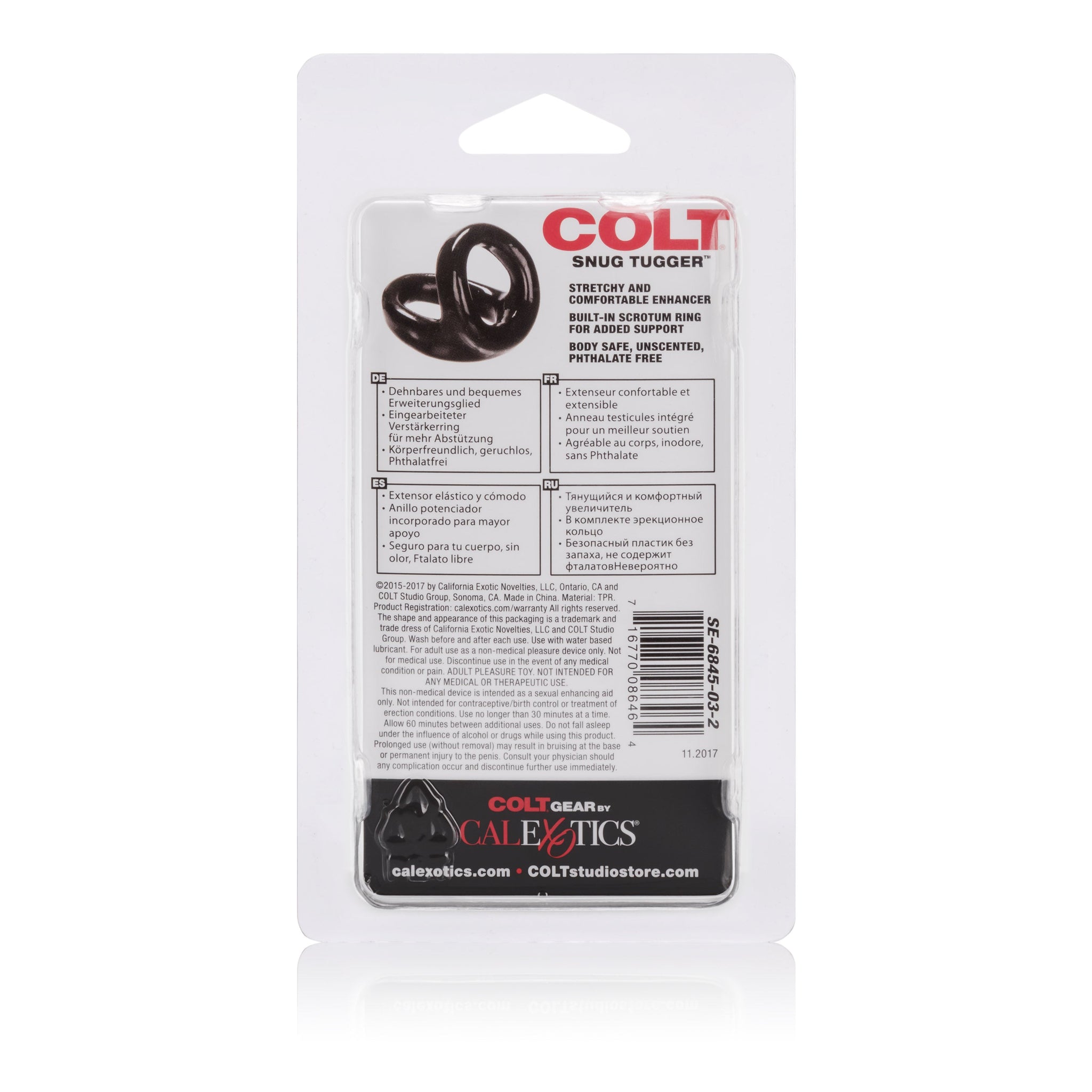 Colt Snug Tugger – Stretchy Double Cock Ring with Scrotum Support > Cock Ring > Sling - Tophatter Daily Deals