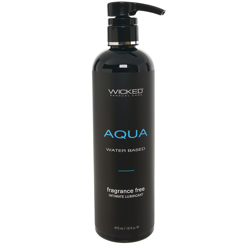 Aqua Fragrance Free Water Based Lube 16oz/473ml Lubes and Lotions > Water Based Sex Lubes - Tophatter Daily Deals