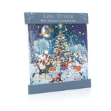 Around the Tree Christmas Advent Calendar Greetings Card | Door Advent Calendar Advent Calendar - Tophatter Daily Deals