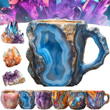 400ml Resin Mineral Crystal Coffee Mugs With Handles Elegant Fake Mineral Crystal Cup For Workplace Home Decor Christmas Gift Kitchen Gadgets 0 - Tophatter Daily Deals