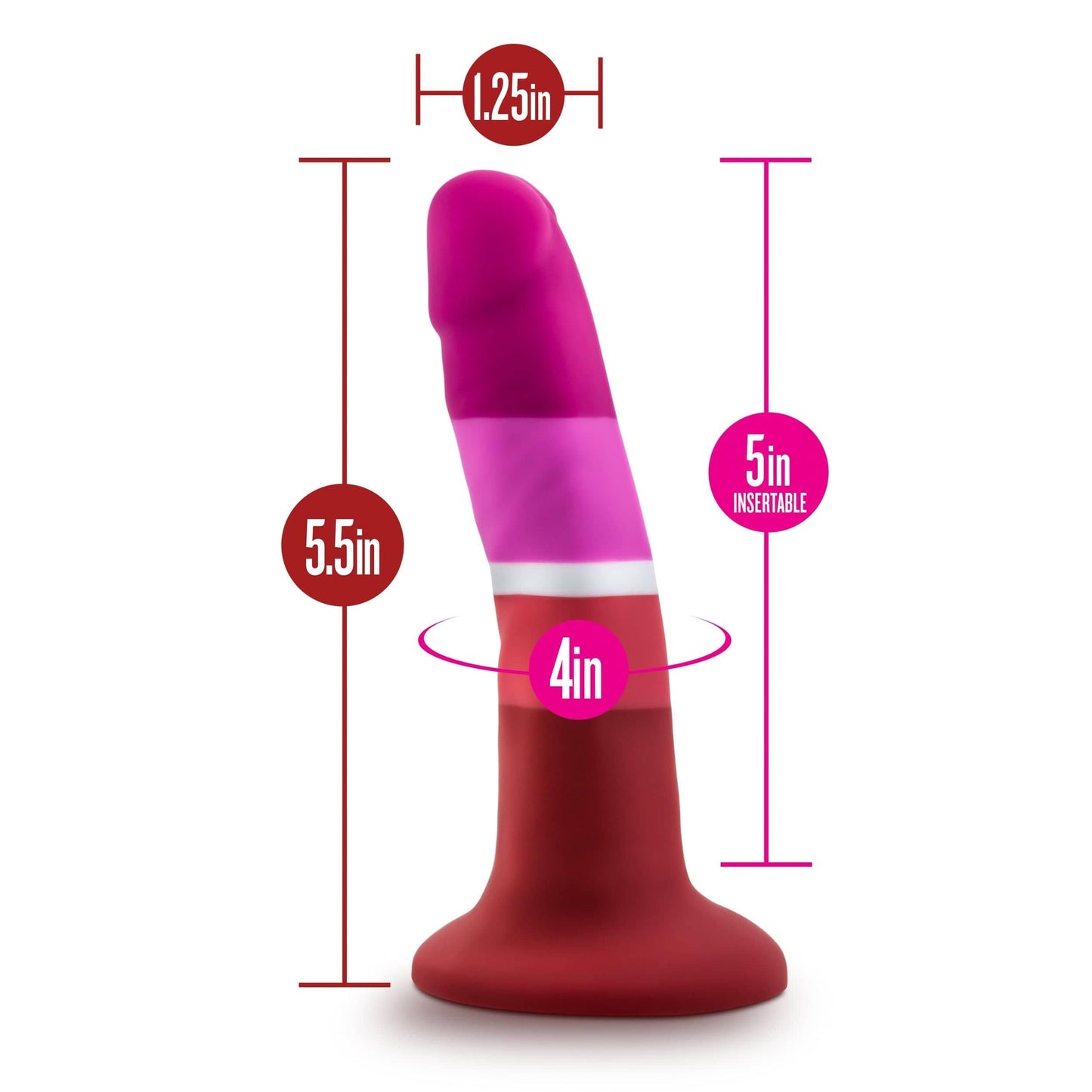 Avant Pride P3 Beauty Silicone Dildo – High-Quality Silicone Dildo > Dildos > Neutral Dildos - Tophatter Daily Deals