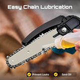 6-inch Cordless Mini Chainsaw – Handheld Electric, Lightweight, Battery-Powered Home Improvement - Tophatter Daily Deals