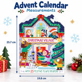 Christmas Village Fold-out Advent Calendar Book, Children's 25-Flap Advent Book Advent Calendar - Tophatter Daily Deals