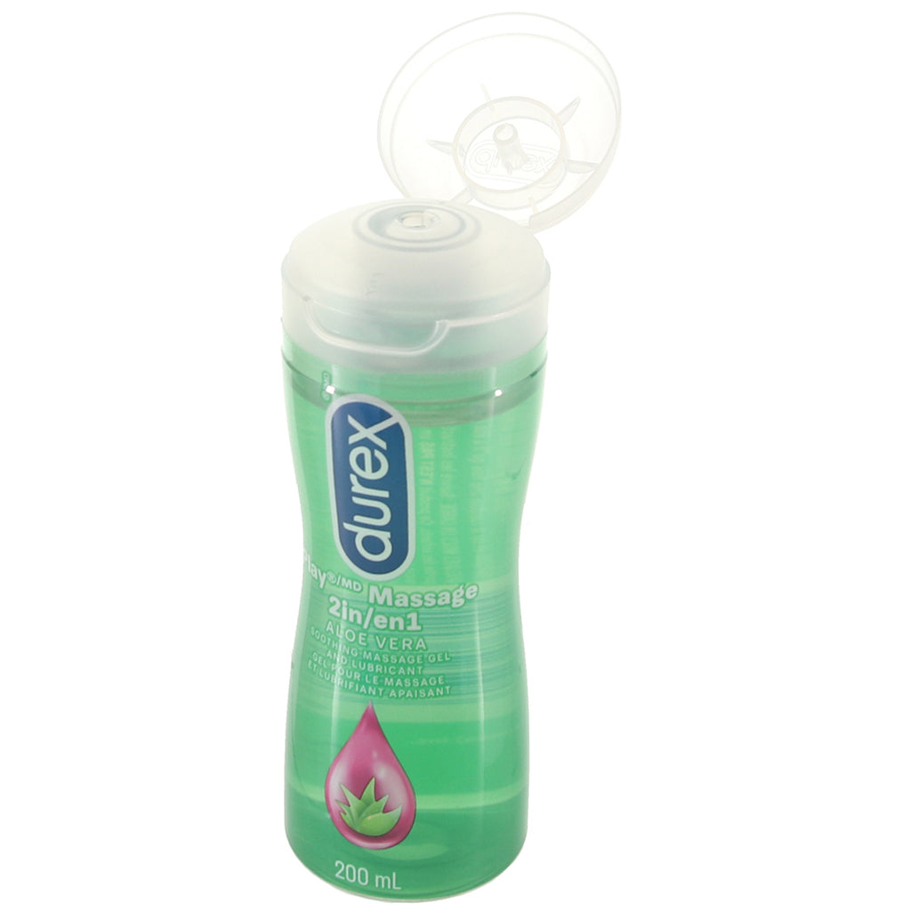 Play 2 in 1 Aloe Vera Massage Gel & Lubricant in 6.76oz/200 Lubes and Lotions > Water Based Sex Lubes - Tophatter Daily Deals