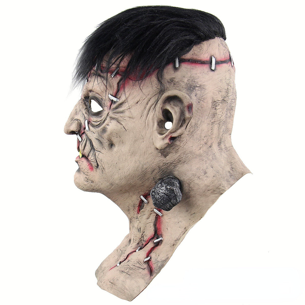 Halloween Mask Latex Full Head Scary Zombie Costume 3D Changing Face Moving Picture Frame - Tophatter Daily Deals