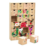 Fill Your Own Christmas Advent Calendar | Large Reusable Advent Calendar 38x26cm Advent Calendar - Tophatter Daily Deals