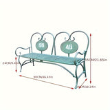 Outdoor Chair with Backrest for Patio Outdoor Benches - Tophatter Daily Deals