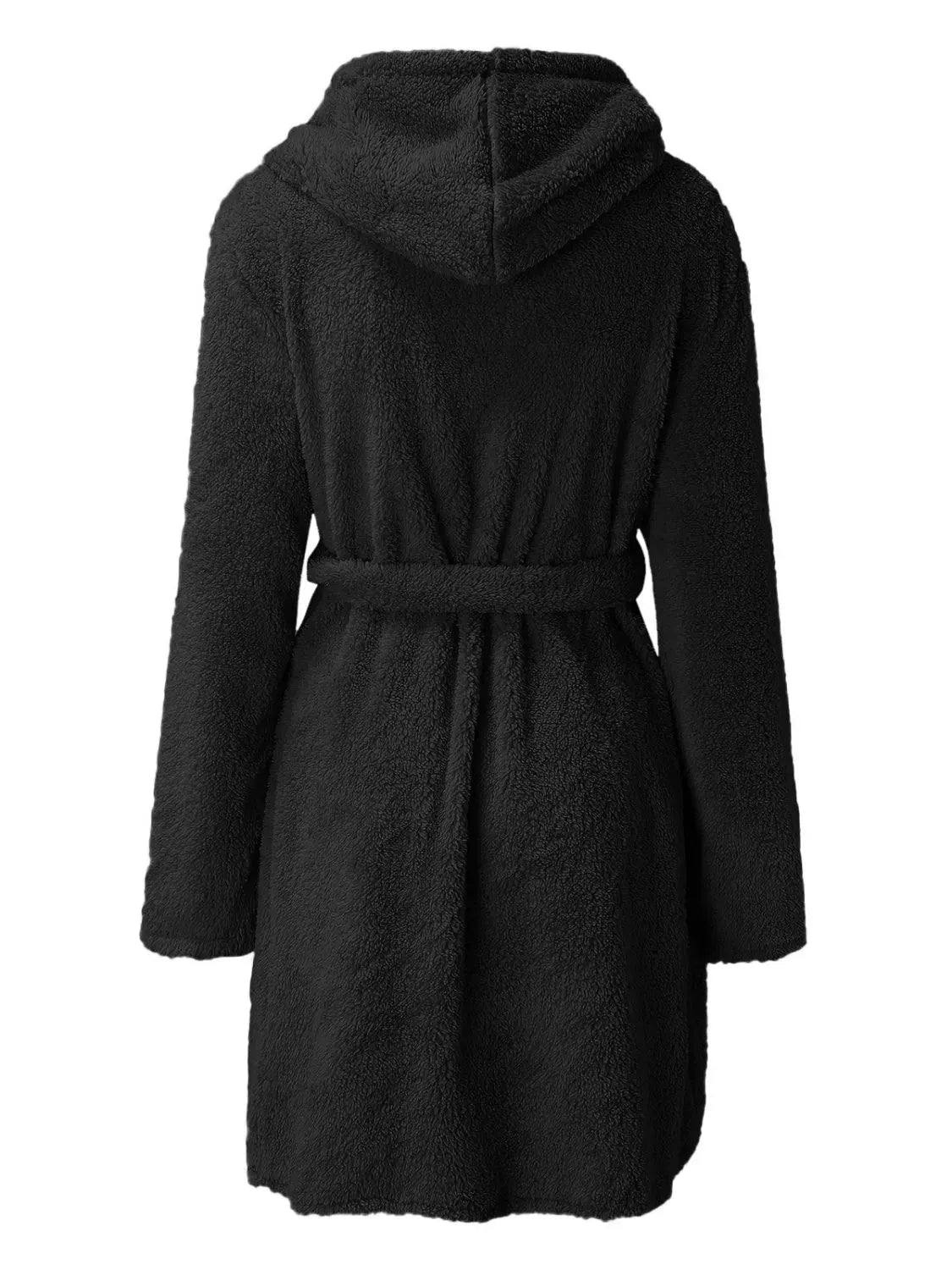 Tie Waist Hooded Robe Sleep Dresses - Tophatter Daily Deals