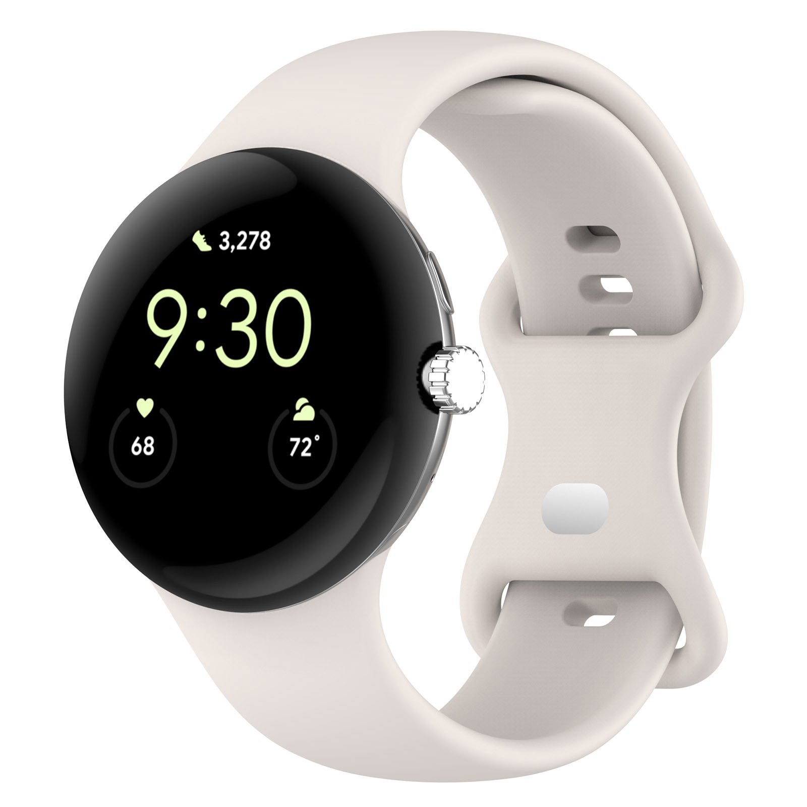 Applicable To Google Smart Watch Strap Official White Google Pixel Watch2 0 - Tophatter Daily Deals