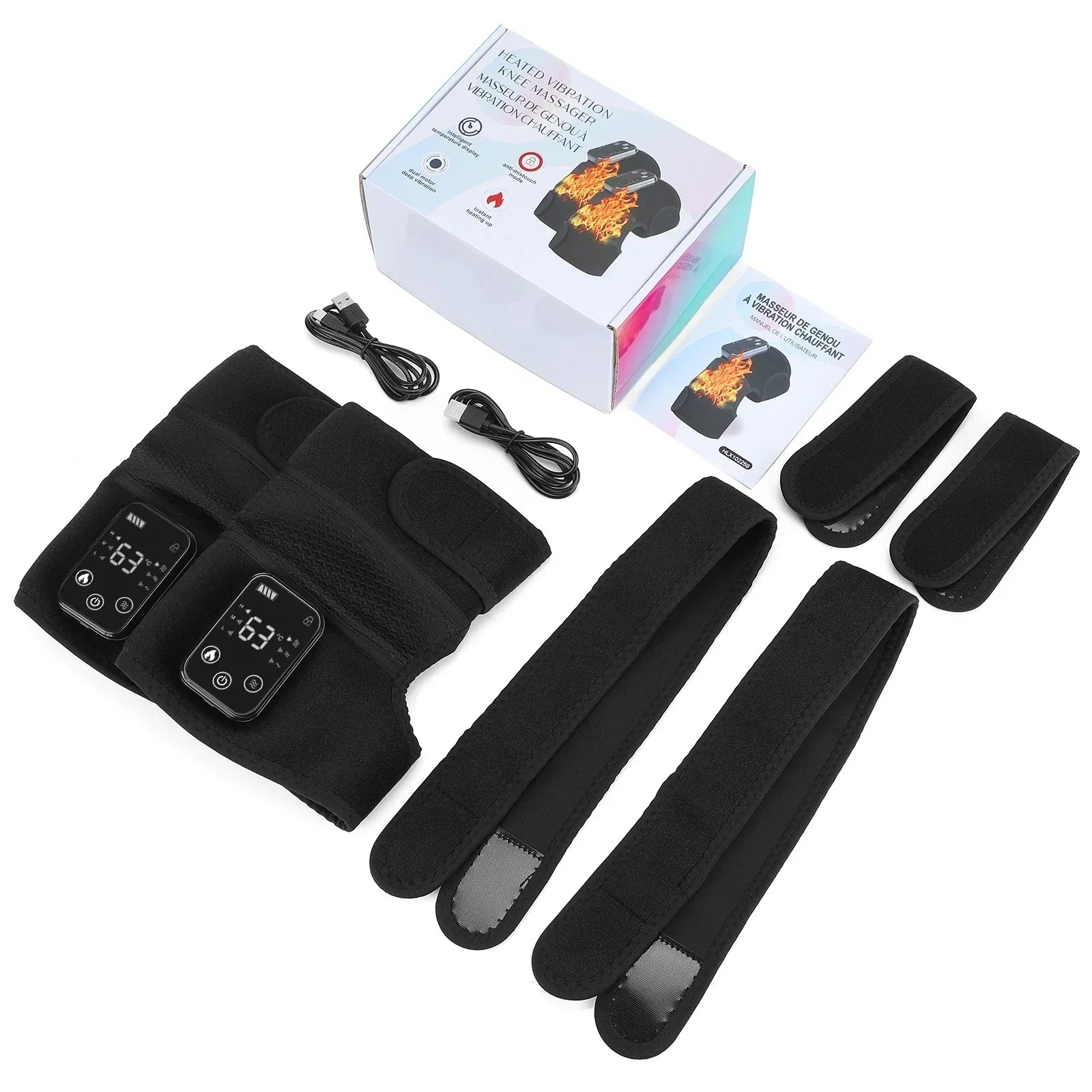 Wireless Heated Massager 3 In 1 Knee Elbow Shoulder - Tophatter Daily Deals