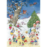 Christmas in the Woods A4 Advent Calendar, Vintage Picture Advent Calendar Advent Calendar - Tophatter Daily Deals