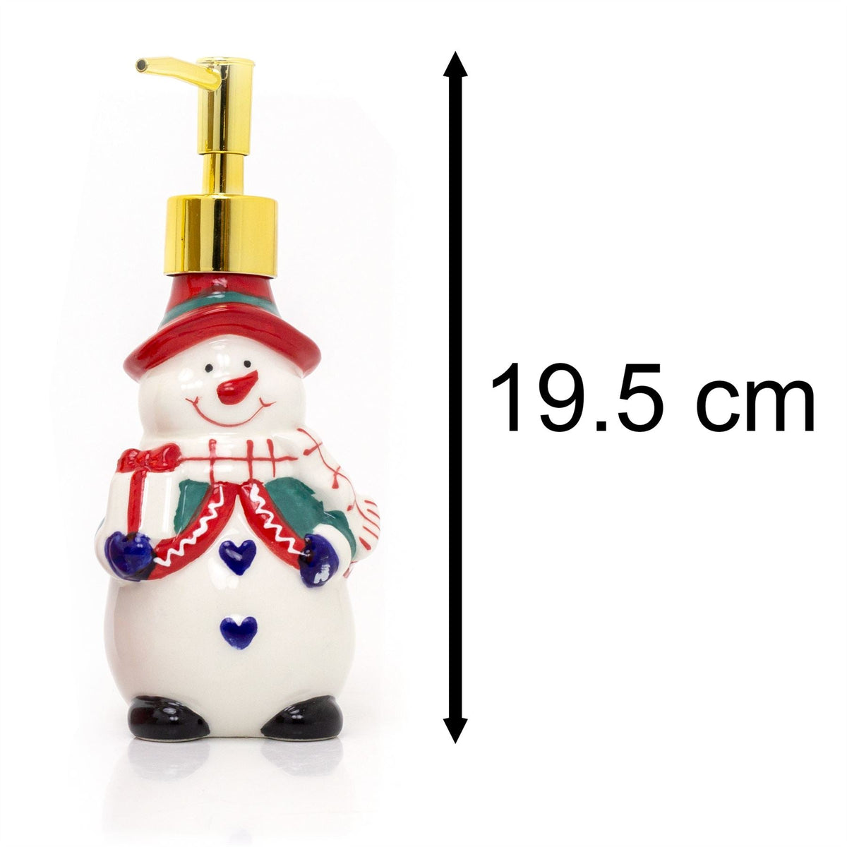 Christmas Character Soap Dispenser | Ceramic Hand Wash Bathroom Soap Dispenser Soap Dispenser - Tophatter Daily Deals