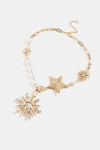 Synthetic Pearl Star Shape Alloy Necklace Necklaces - Tophatter Daily Deals
