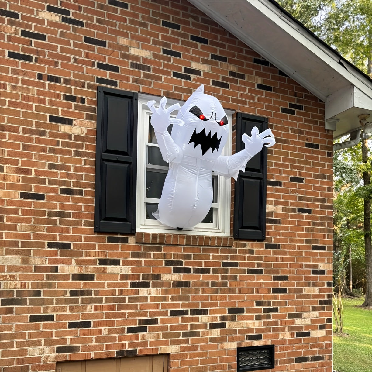 Inflatable Halloween Ghost with LED Lights Halloween - Tophatter Daily Deals