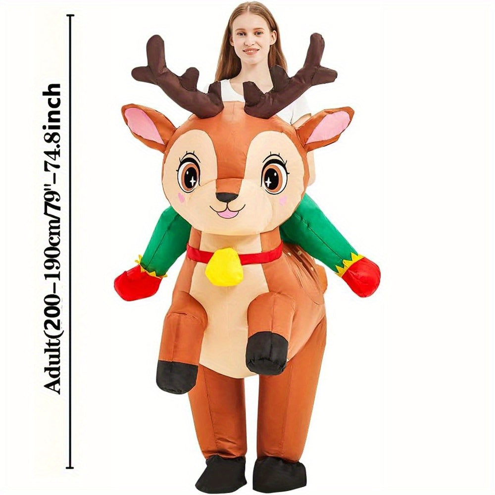Elk Cosplay Inflatable Costume Suit for Adults Christmas - Tophatter Daily Deals