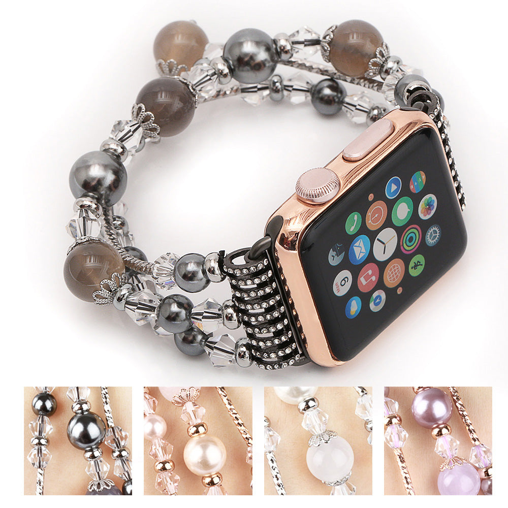 Agate Crystal Watch Band Jewelry Sports 0 - Tophatter Daily Deals