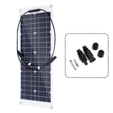 60W Monocrystalline Photovoltaic Solar Cell Power Board Outdoor Portable Emergency 0 - Tophatter Daily Deals