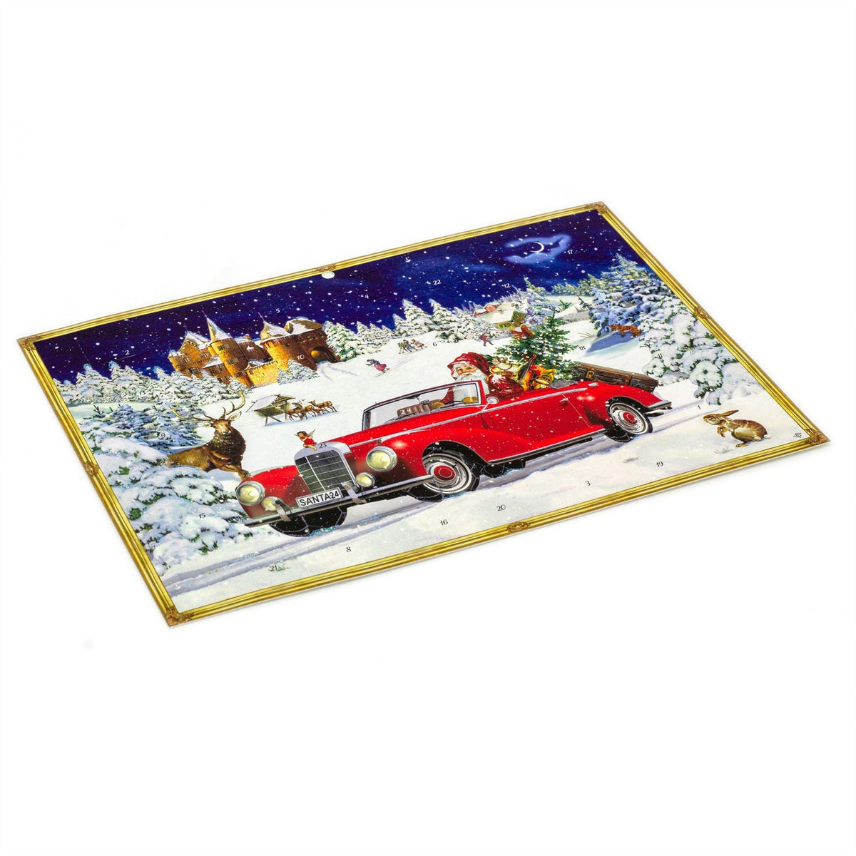 Santa Road Trip Christmas Advent Calendar | Traditional Picture Advent Calendar Advent Calendar - Tophatter Daily Deals